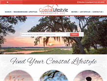 Tablet Screenshot of coastallifestyleproperties.com